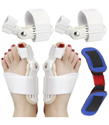 Hallux valgus’e varbaortoosid ja treeningkumm, 2 ortoosi