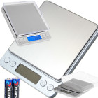 Digitaalne ehte- ja köögikaal LCD-ekraaniga, täpsus 0,01 g, 500 g / 0,5 kg