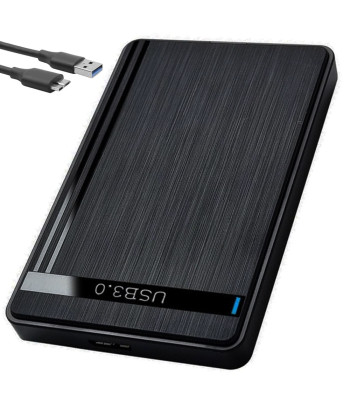 Kõvaketta korpus HDD/SSD-adapter USB 3.0 ja SATA-kaabliga, 2,5″