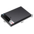Väline HDD/SSD-ketta korpus, USB 3.0, SATA, kaabliga, 2,5″