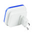 Pistikupessa ühendatav LED-öölamp hämaruseanduriga, 6,5 × 6,5 × 6,5 cm