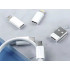 Adapterikomplekt telefoni jaoks koos SIM-kaardi tööriista ja ümbrisega, USB-C, micro-USB, USB-A, Lightning, 5-in-1