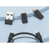 5-ühes telefoniadapterite komplekt SIM-kaardi nõela, USB-C-kaabli ja hoiukarbi ning Lightning-, micro-USB- ja USB-A-adapteritega