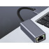 USB-A Etherneti adapter, LAN-võrgukaart, RJ45, 100 Mb/s, USB 3.0 – 06345