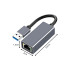 USB-A Etherneti adapter, LAN-võrgukaart, RJ45, 100 Mb/s, USB 3.0 – 06345