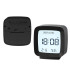 LCD-äratuskell kuupäeva, temperatuuri ja õhuniiskuse näiduga