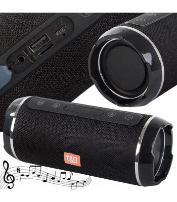 Kaasaskantav Bluetooth-boombox-kõlar USB, FM-raadio ja AUX-iga, 18cm x 8cm x 8cm