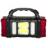 Päikesepaneeliga kaasaskantav LED COB-taskulamp ja akupank, HB-2678, 15cm x 10cm x 7cm