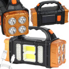 Kaasaskantav päikeselaetav LED-COB-latern ja akupank, HB-2678