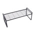 Ühetasandiline metallist köögiriiul-organiseerija maitseainetele, must, 51,5 × 18,5 × 21 cm