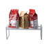 Ühetasandiline metallist köögiriiul-organiseerija maitseainetele, must, 51,5 × 18,5 × 21 cm