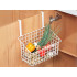 Uksele riputatav metallist korv-organisaator kööki – 26cm x 17cm x 12cm