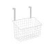 Uksele riputatav metallist korv-organisaator kööki – 26cm x 17cm x 12cm
