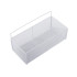 Valge seinale kinnitatav metallist hoiukorv kööki ja vannituppa, 29cm x 14cm x 10cm