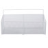 Valge seinale kinnitatav metallist hoiukorv kööki ja vannituppa, 29cm x 14cm x 10cm