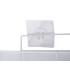 Valge seinale kinnitatav metallist hoiukorv kööki ja vannituppa, 29cm x 14cm x 10cm