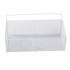 Valge seinale kinnitatav metallist hoiukorv kööki ja vannituppa, 29cm x 14cm x 10cm