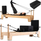 Pilatese reformer-treeningvoodi, 228 × 75 cm