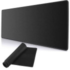 Mänguri hiire- ja klaviatuurimatt, libisemiskindel, must, XL, 80x30 cm