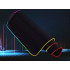 RGB-valgustusega mängurihiirematt, USB-toitega, must, XL, 80 × 30 × 0,4 cm