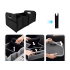 Suur jäik auto pagasiruumi organiseerija, must, 45 × 32 × 22,5 cm