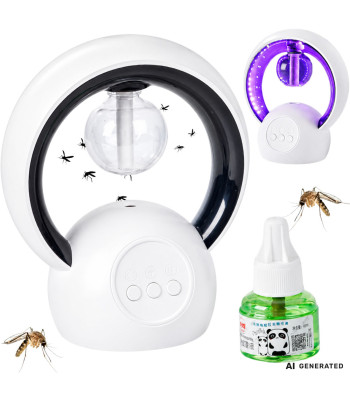 USB-toitega 3-ühes sääsetõrjeseade, õhuniisutaja ja LED-lamp, 20 × 17 cm
