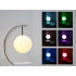 RGB-öölamp kuulambiga, juhtmevaba laadija ja Bluetooth-kõlariga, 10 W