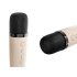 Karaokekomplekt kahe juhtmevaba mikrofoniga, kaasaskantav Bluetooth-kõlar RGB-LED-valgustusega, K52