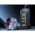 Bluetoothi FM-autosaatja ja autolaadija, USB-C, QC 3.0, käed-vabad komplekt, LCD-ekraan