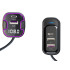 Bluetoothi FM-autosaatja ja autolaadija, USB-C, QC 3.0, käed-vabad komplekt, LCD-ekraan