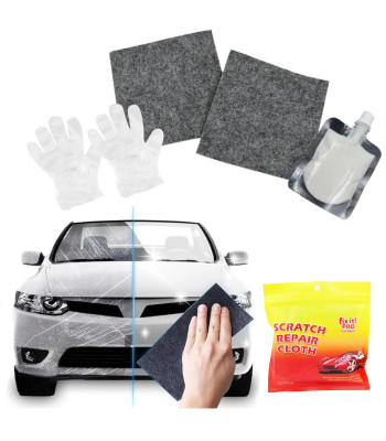 Autovärvi kriimustuste eemaldamise komplekt kahe poleerimislapiga, 45 ml