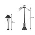 Mitmeotstarbeline LED-matkavalgusti ja taskulamp, teleskoopne, 25–52 cm