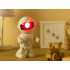 Astronaudi kujuline tähistaeva projektor, öölamp Bluetooth-kõlari ja puldiga, 20 × 11 × 9 cm