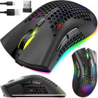 Juhtmevaba mängurihiir optilise sensori ja RGB-valgustusega, 2,4 GHz