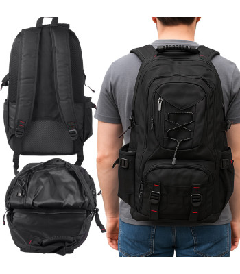 Must matka- ja reisiseljakott, 35 l
