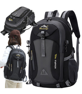 Must matka- ja trekkinguseljakott, 40L