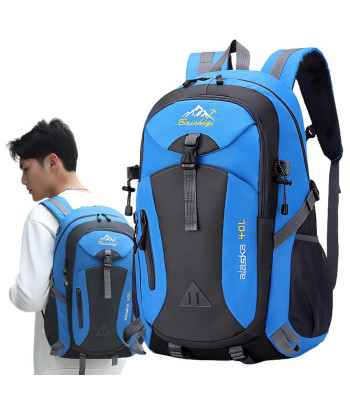Sinine matka- ja trekkingukott reisimiseks, 40 l, 50cm x 25cm x 18cm