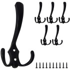 Mustad metallist seinanagid kolme konksuga, 5 tk