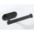 Isekleepuv tualettpaberihoidik, must metall, loft-stiilis