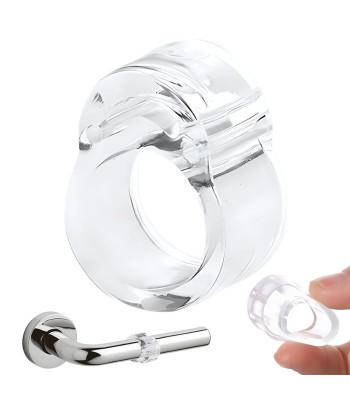 Läbipaistev silikoonist ukselingi stopper, seinakaitse ja põrkepehmendi – 3cm x 2,5cm x 1,5cm