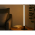 Moodne dekoratiivne LED-laualamp ja põrandalamp, must, 40 cm