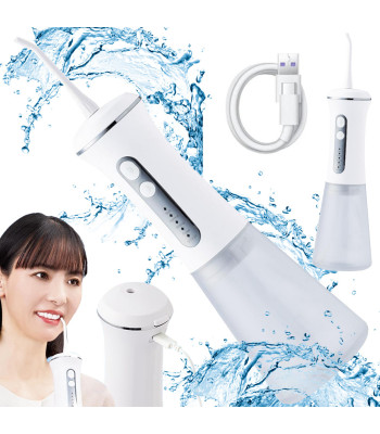 Juhtmeta suuõõne irrigaator suure veepaagi ja DIY-režiimiga, 350ml