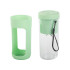 Kaasaskantav juhtmeta USB-laetav smuutiblender jääpurustajaga, roheline, 450 ml, 28 cm