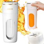 Kaasaskantav juhtmevaba USB-blender smuutide, kokteilide ja mahlade valmistamiseks, 340 ml