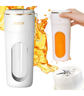 Kaasaskantav juhtmevaba USB-blender smuutide, kokteilide ja mahlade valmistamiseks, 340 ml