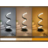 Spiraalne LED-laualamp, 3 valgusvärvi, USB-toide ja reguleeritav heledus, 10cm x 25cm