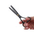 Professionaalsed juuste tekstureerimis- ja harvenduskäärid, mustad, 17 cm