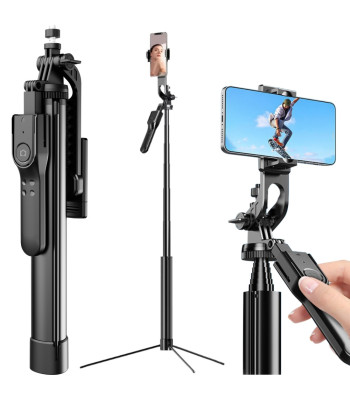 Selfipulk telefonihoidiku, statiivi ja Bluetooth-puldiga, 178cm