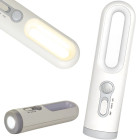 Liikumisanduriga LED-öövalgusti ja taskulamp, USB-laetav, 17 cm × 4,5 cm, 12384