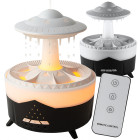 UFO-kujuline õhuniisutaja, aroomidifuusor ja LED-lamp puldiga, 350 ml, 14cm x 17cm